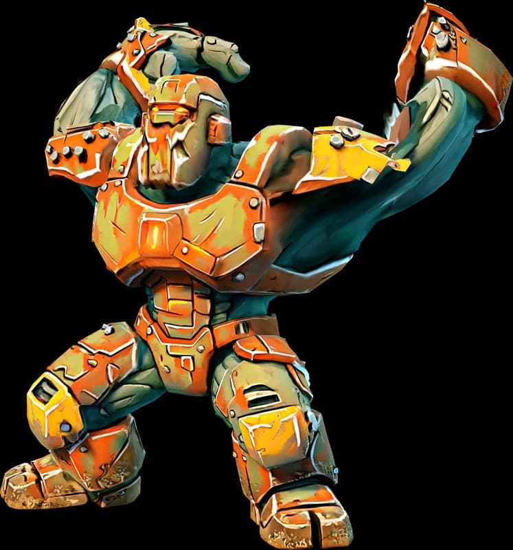 The Brute, a DOSE mutant, mid attack.