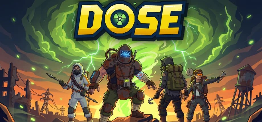 DOSE: the four survivors under a radiation storm